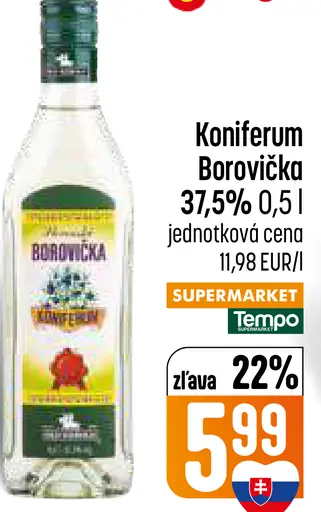 Koniferum Borovička 37,5%