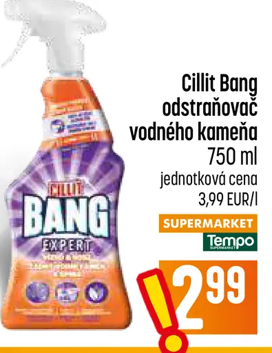 Cillit Bang odstraňovač vodného kameňa