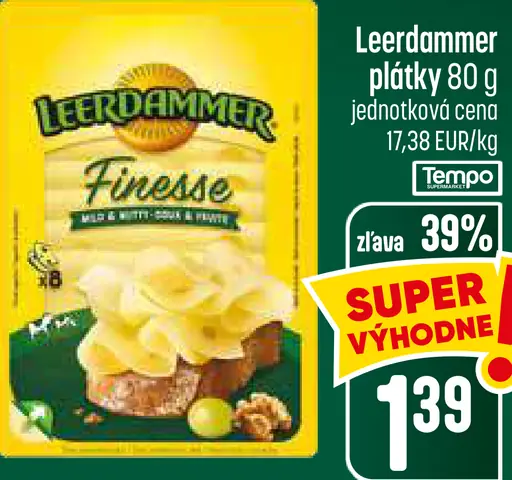 Leerdammer plátky