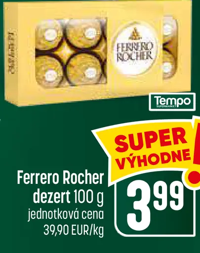 Ferrero Rocher dezert