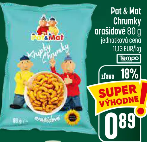 Pat & Mat Chrumky arašidové