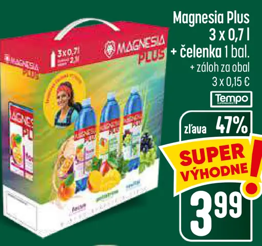 Magnesia Plus minerálna voda