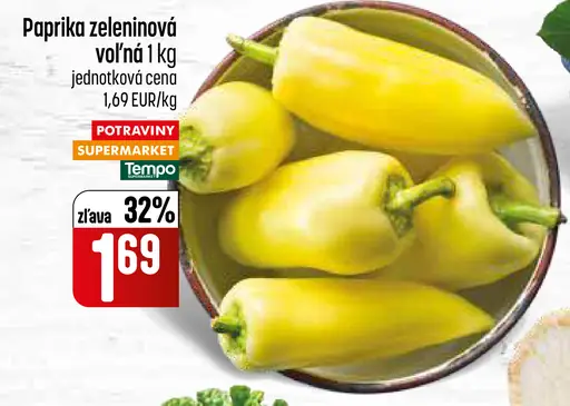 Paprika zeleninová