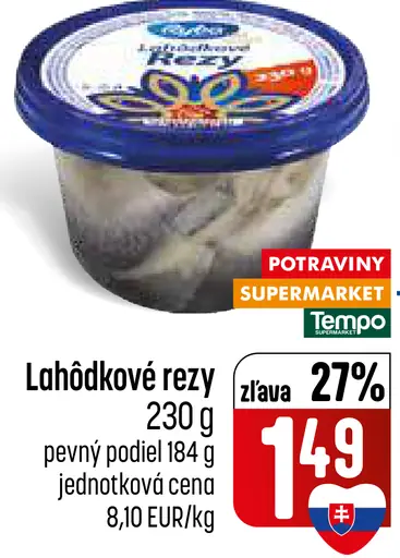 Lahôdkové rezy