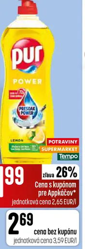 Pur Lemon prostriedok na riad
