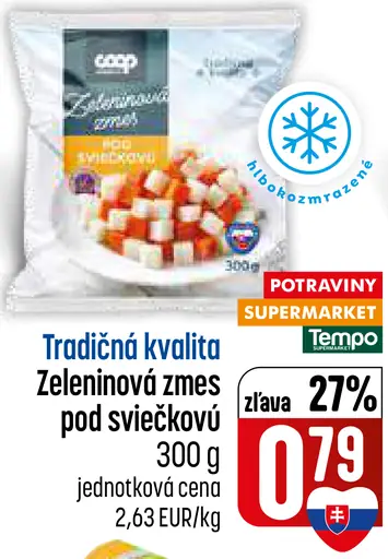 Tradičná kvalita Zeleninová zmes pod sviečkovú