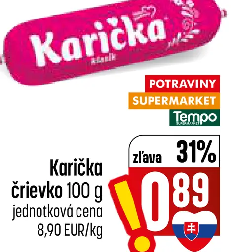 Karička črievko