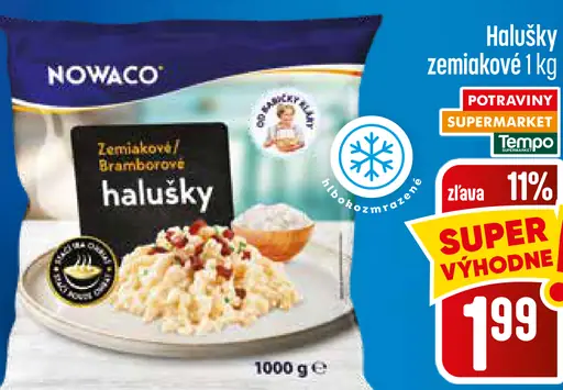 Nowaco zemiakové halušky