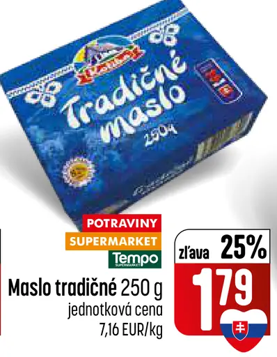 Maslo tradičné