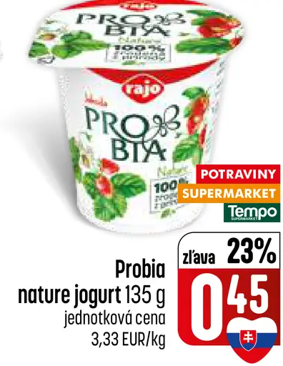 Rajo Probia nature jogurt