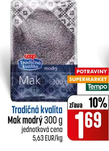 Tradičná kvalita Mak modrý