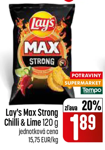 Lay's Max Strong Chilli & Lime