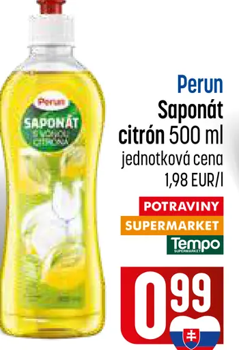 Perun saponát citrón