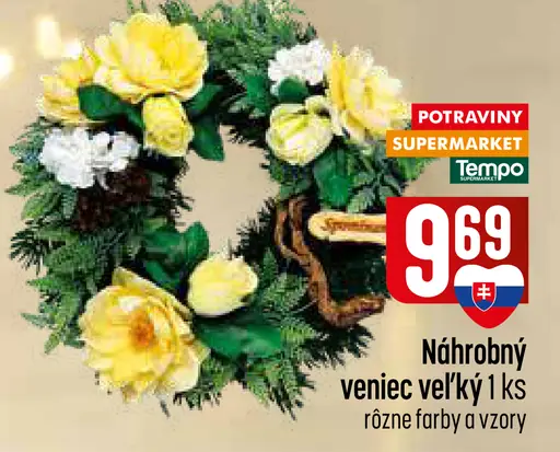 Náhrobný veniec veľký