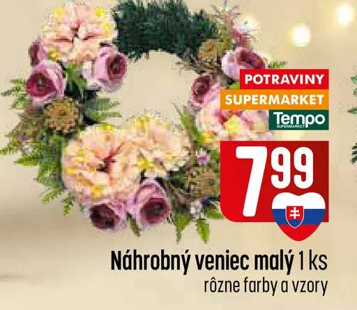 Náhrobný veniec malý