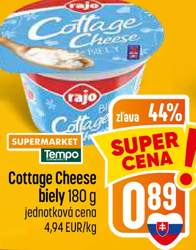 Cottage Cheese biely