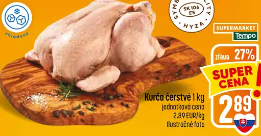 Čerstvé kurča