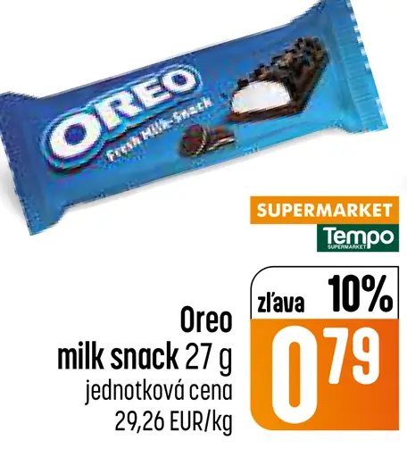 Oreo milk snack