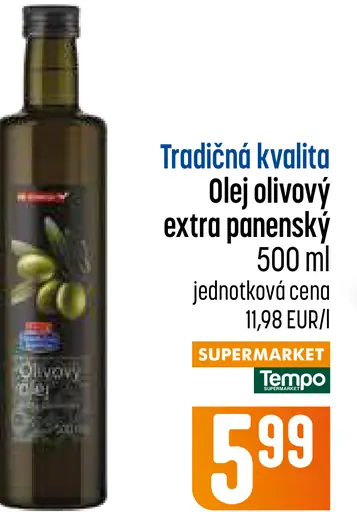 Olej olivový extra panenský