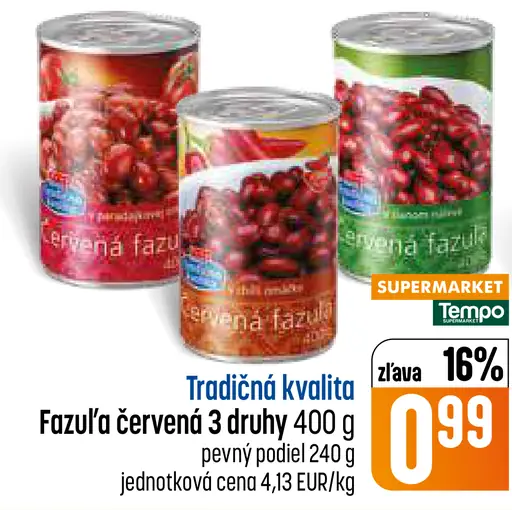 Fazuľa červená