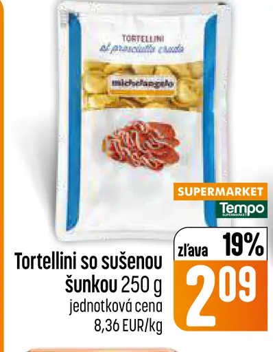 Tortellini so sušenou šunkou