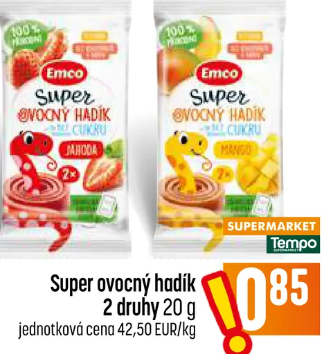 Emco Super ovocný hadík mango