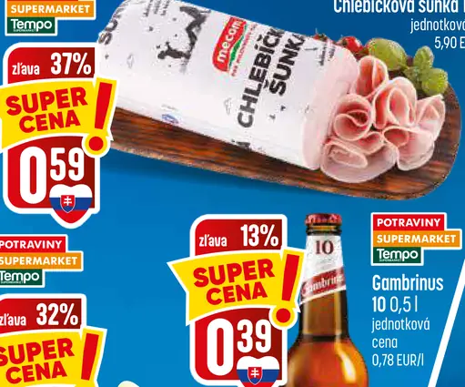 Mecom Chlebíčková šunka