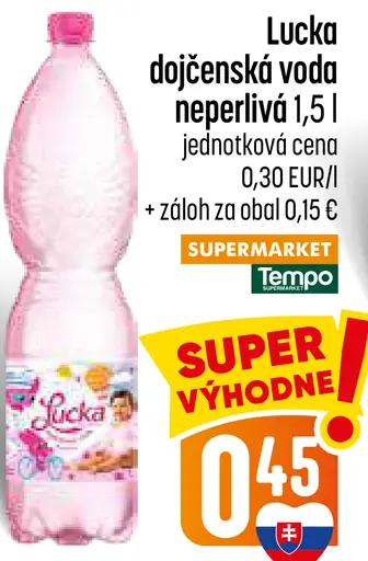 Lucka dojčenská voda