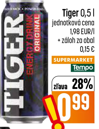 Tiger Energetický nápoj