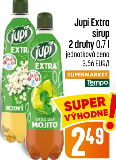 JuPi Extra Bezový sirup