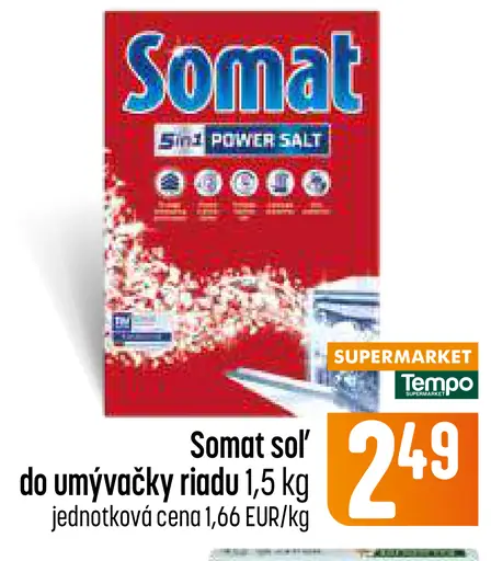 Somat Soľ do umývačky riadu