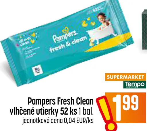 Pampers Vlhčené utierky Fresh Clean