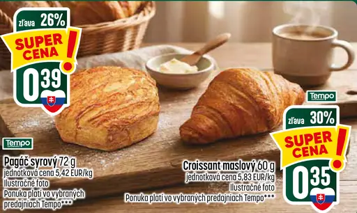 Croissant maslový