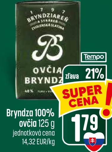 Bryndza 100 % ovčia