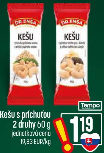Dr. Ensa kešu s príchuťou