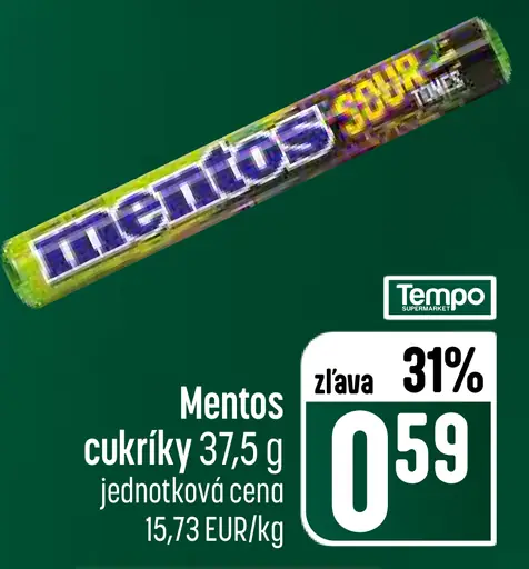 Mentos Mint cukríky