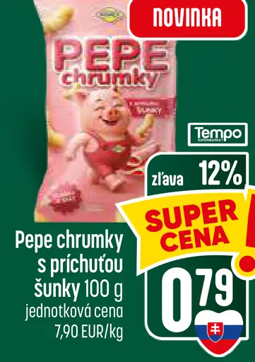 Pepe chrumky s príchuťou šunky
