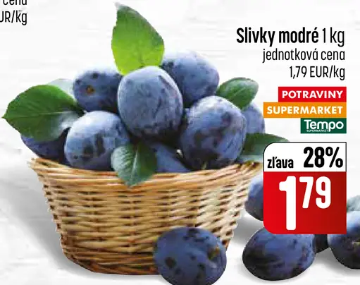 Slivky modré