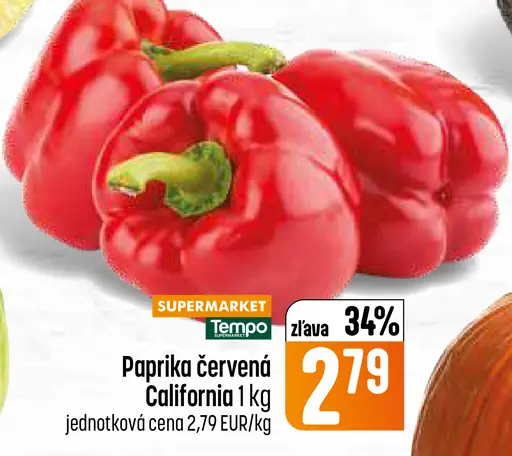 Paprika červená California