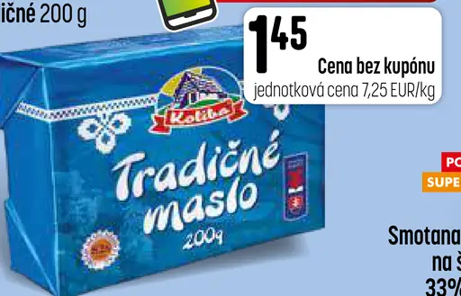 Kukkonia tradičné maslo