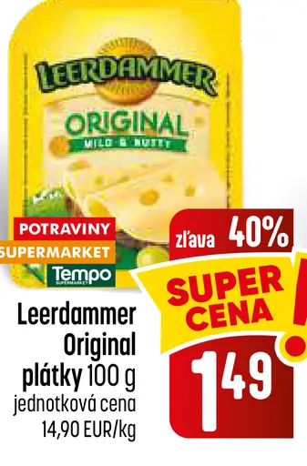 Leerdammer Original plátky