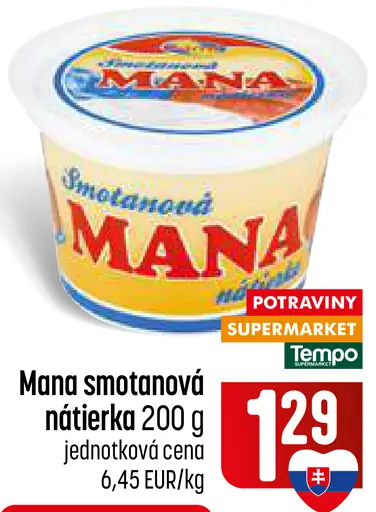 Mana Smotanová nátierka