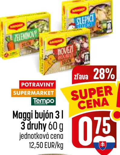 Maggi bujón 3 druhy