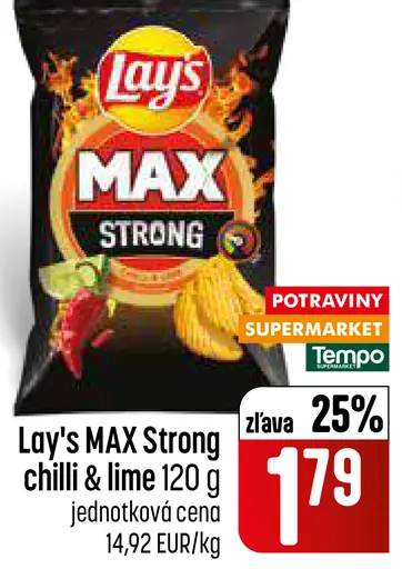 Lay's Max Strong Chilli & Lime