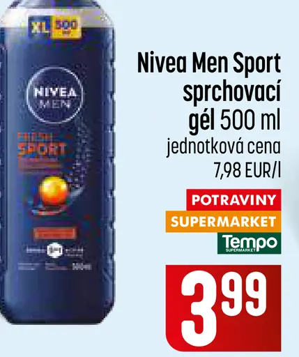 Nivea Men Sport sprchovací gél