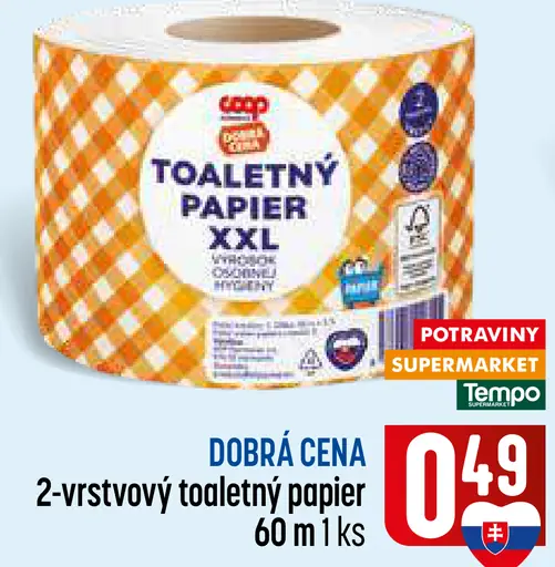 XXL 2-vrstvový toaletný papier