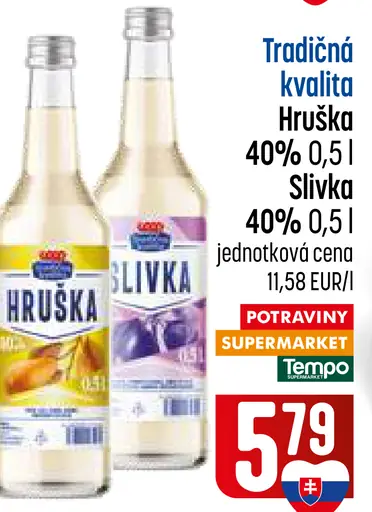 Tradičná kvalita Hruška 40%