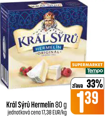 Kráľ sýru hermelín