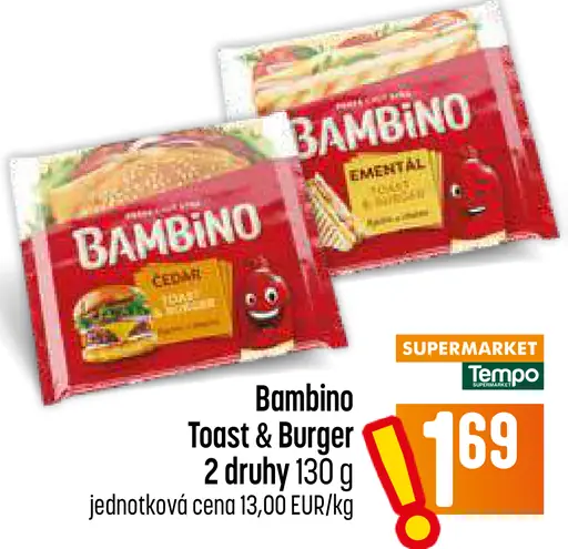Bambino Toast & Burger 2 druhy