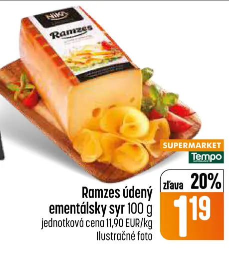 Ramzes údený ementálsky syr